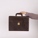 Loewe 1980's Anagram Briefcase - FashioNica