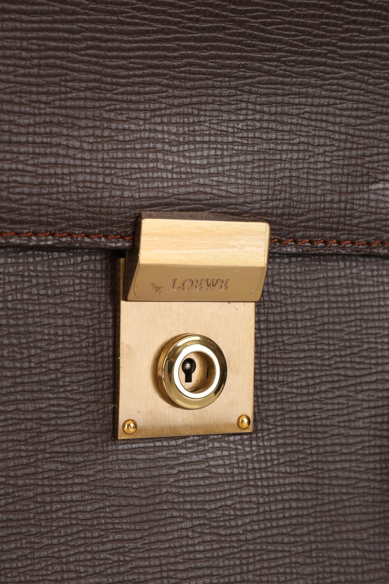 Loewe 1980's Anagram Briefcase - FashioNica