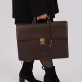 Loewe 1980's Anagram Briefcase - FashioNica