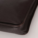 Loewe Anagram Chocolate Briefcase Top Handle - FashioNica