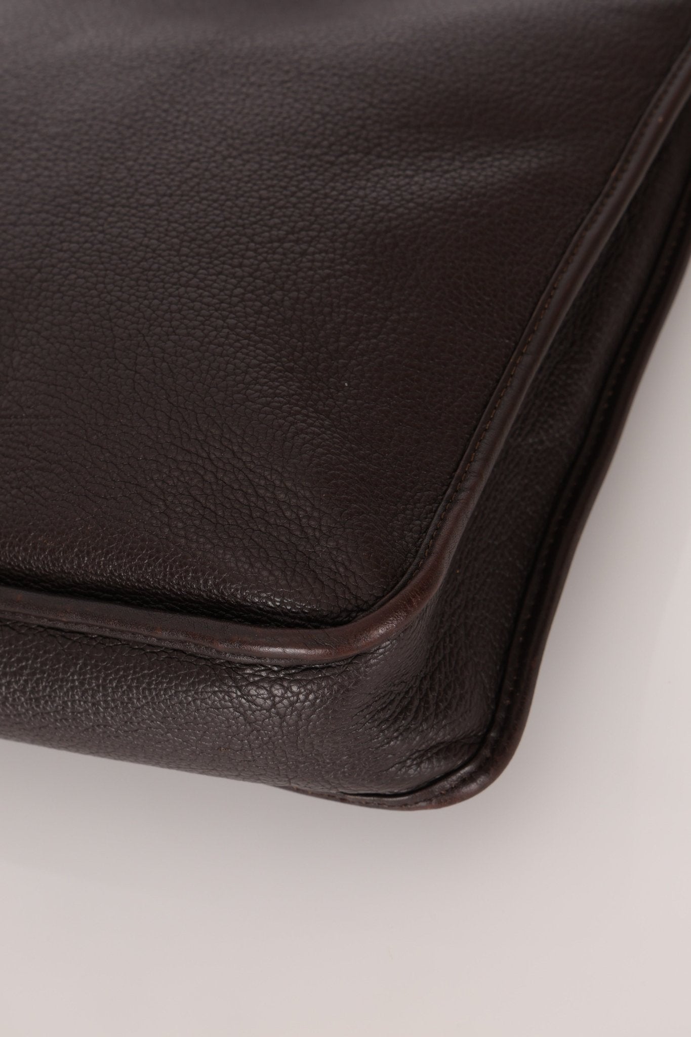 Loewe Anagram Chocolate Briefcase Top Handle - FashioNica