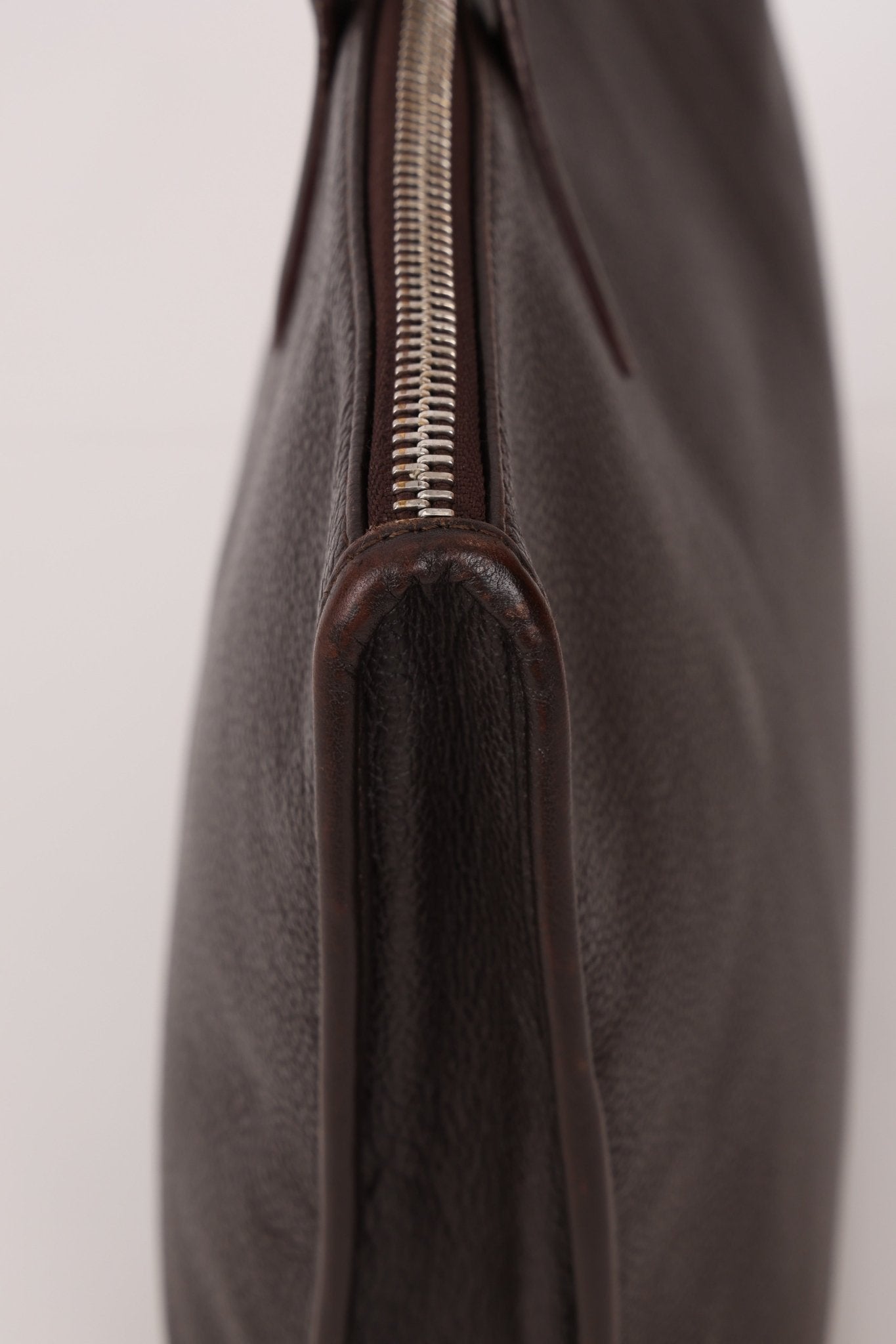 Loewe Anagram Chocolate Briefcase Top Handle - FashioNica