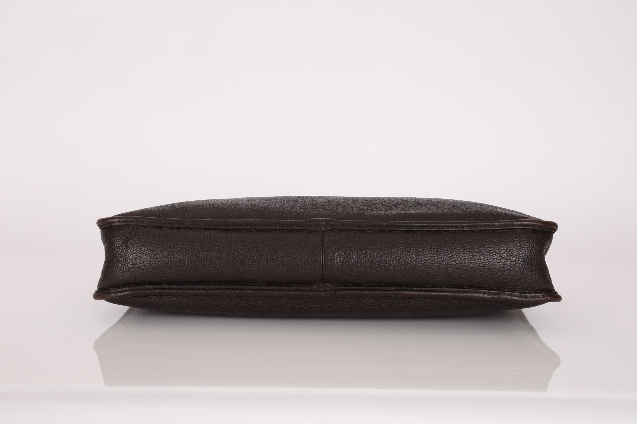 Loewe Anagram Chocolate Briefcase Top Handle - FashioNica