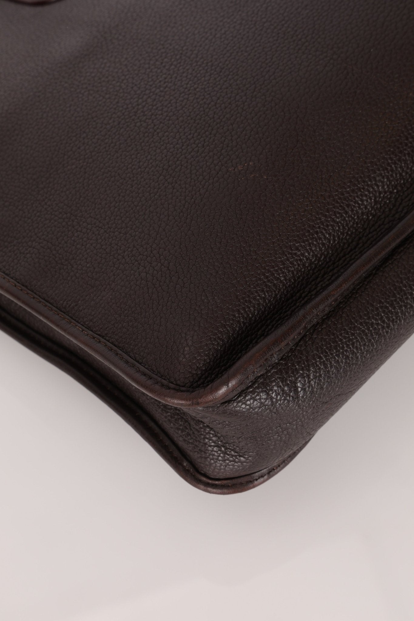 Loewe Anagram Chocolate Briefcase Top Handle - FashioNica