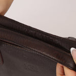 Loewe Anagram Chocolate Briefcase Top Handle - FashioNica