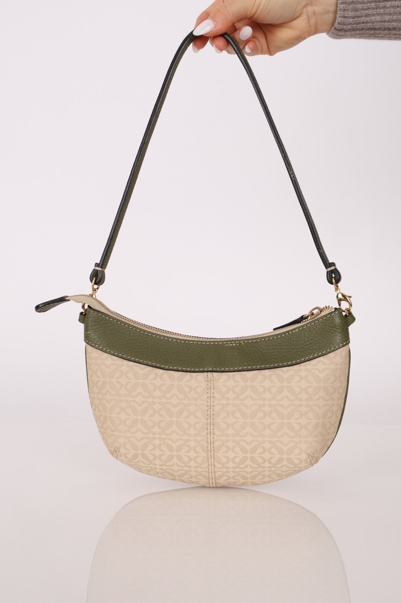 Loewe Anagram Crescent Shoulder Bag - FashioNica