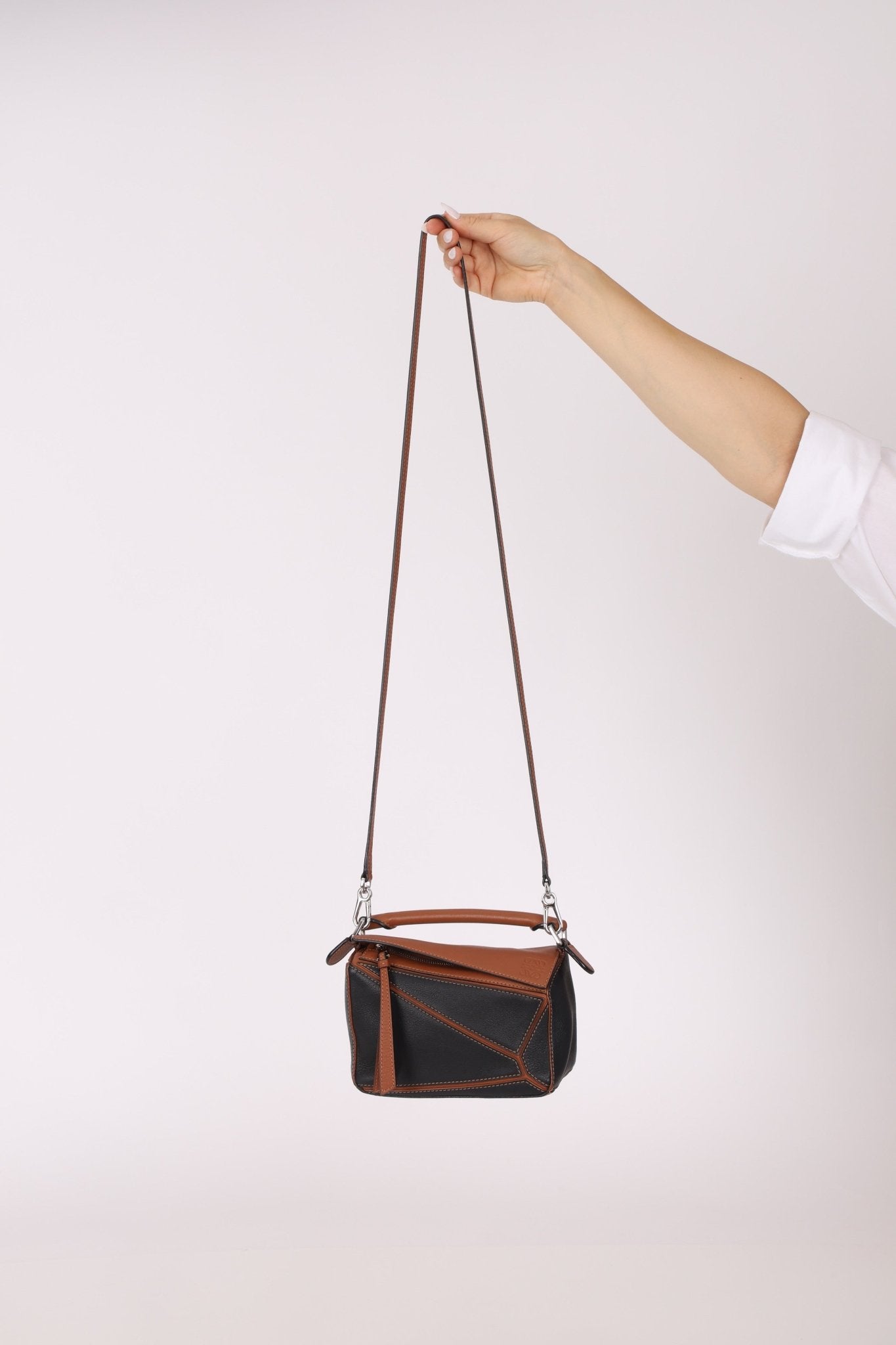 Loewe Bi - Color Mini Puzzle Bag - FashioNica