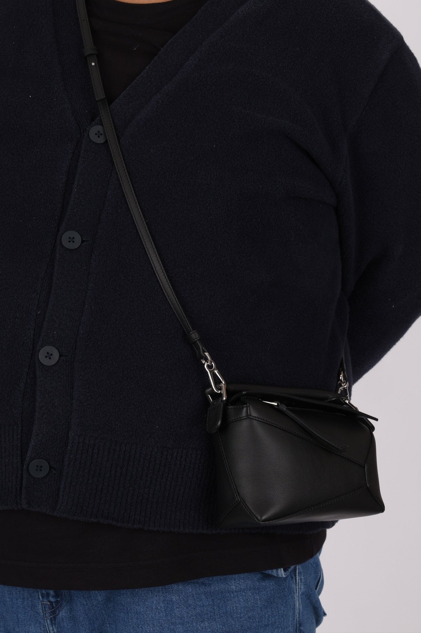 Loewe Black Mini Puzzle Edge - FashioNica