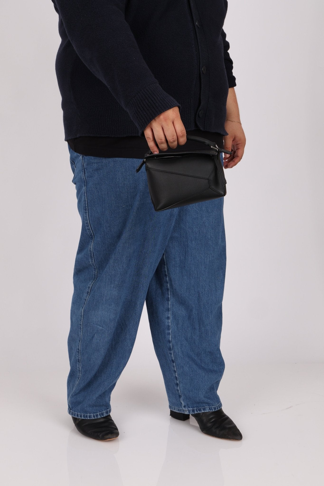 Loewe Black Mini Puzzle Edge - FashioNica