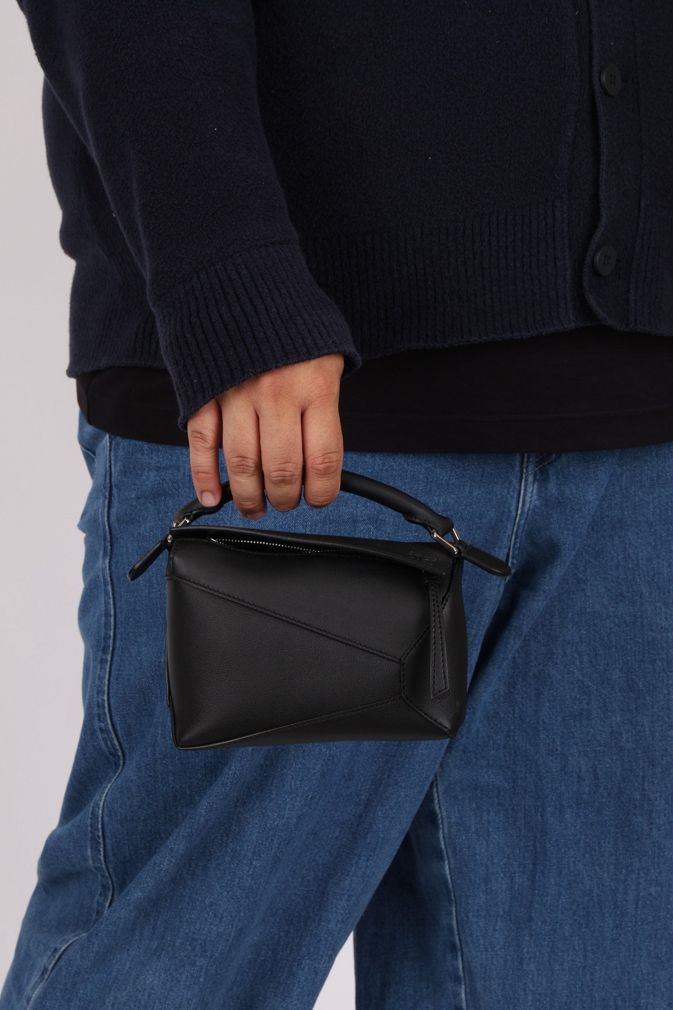 Loewe Black Mini Puzzle Edge - FashioNica