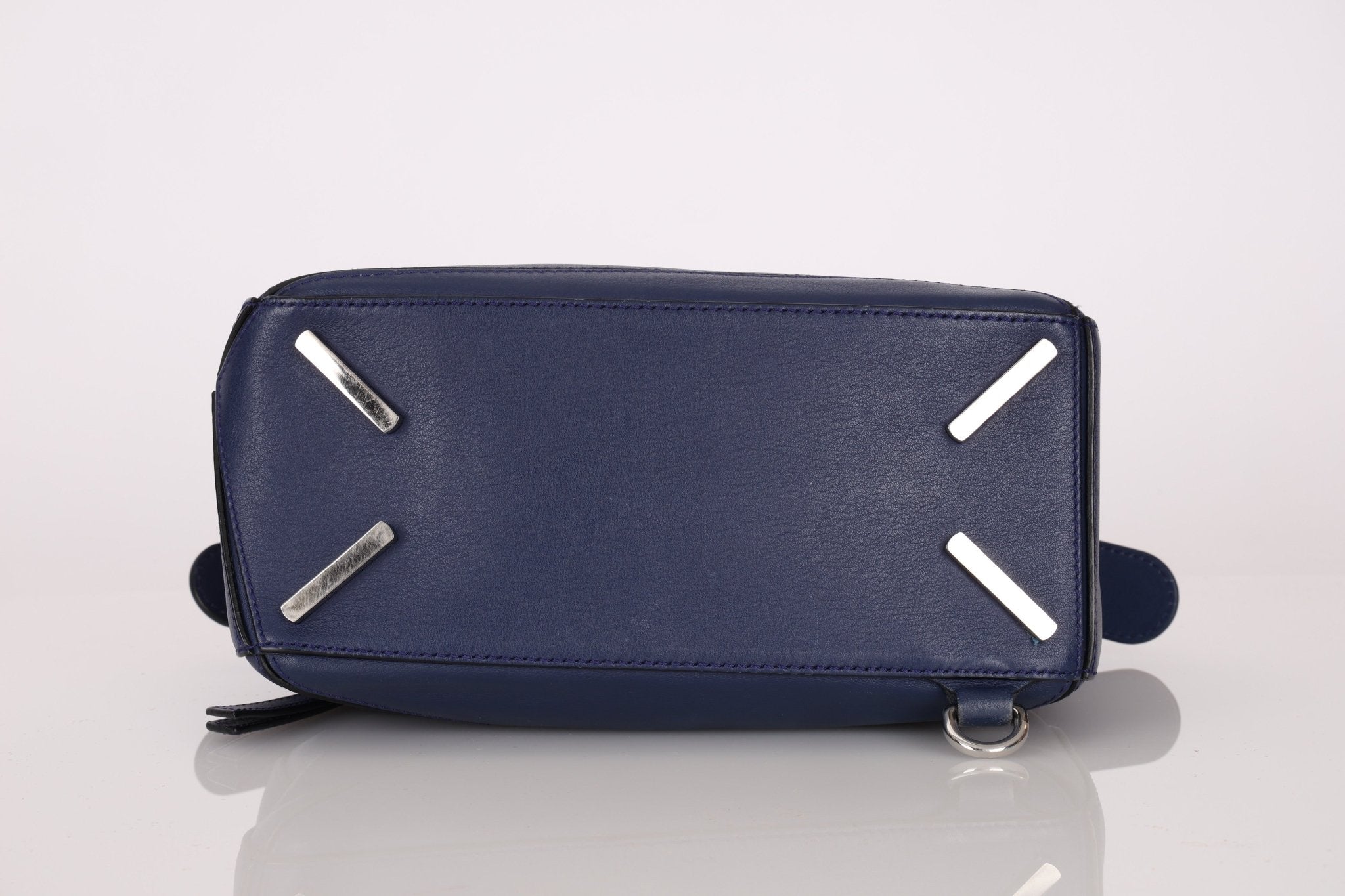 Loewe Bleu Marine Small Puzzle Bag - FashioNica