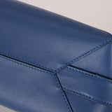 Loewe Blue Calfskin Puzzle Fold Wash Bag - FashioNica