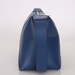 Loewe Blue Calfskin Puzzle Fold Wash Bag - FashioNica