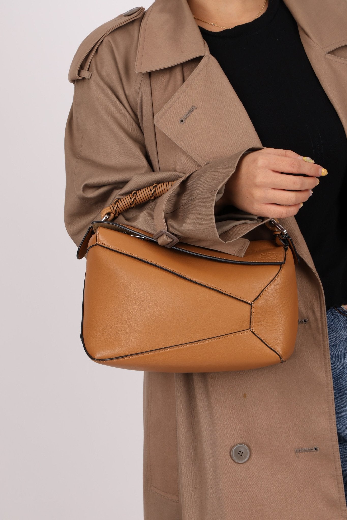 Loewe Braided Desert Small Puzzle Edge - FashioNica