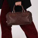 Loewe Brown Leather Amazona 28 - FashioNica