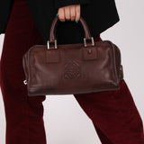Loewe Brown Leather Amazona 28 - FashioNica