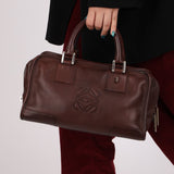 Loewe Brown Leather Amazona 28 - FashioNica
