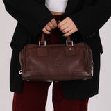 Loewe Brown Leather Amazona 28 - FashioNica