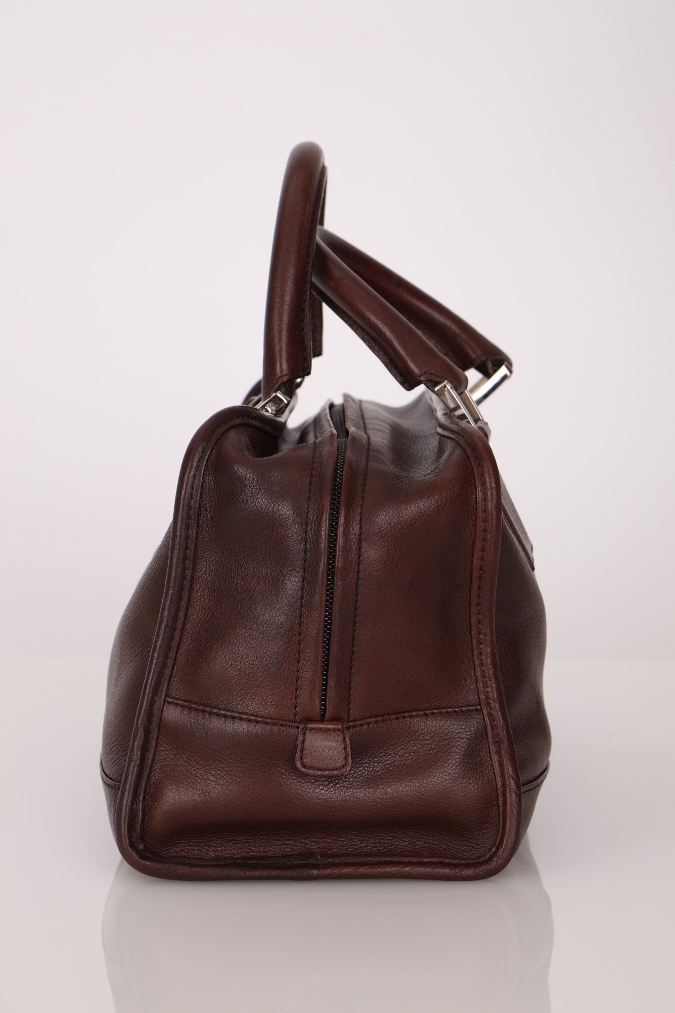 Loewe Brown Leather Amazona 28 - FashioNica
