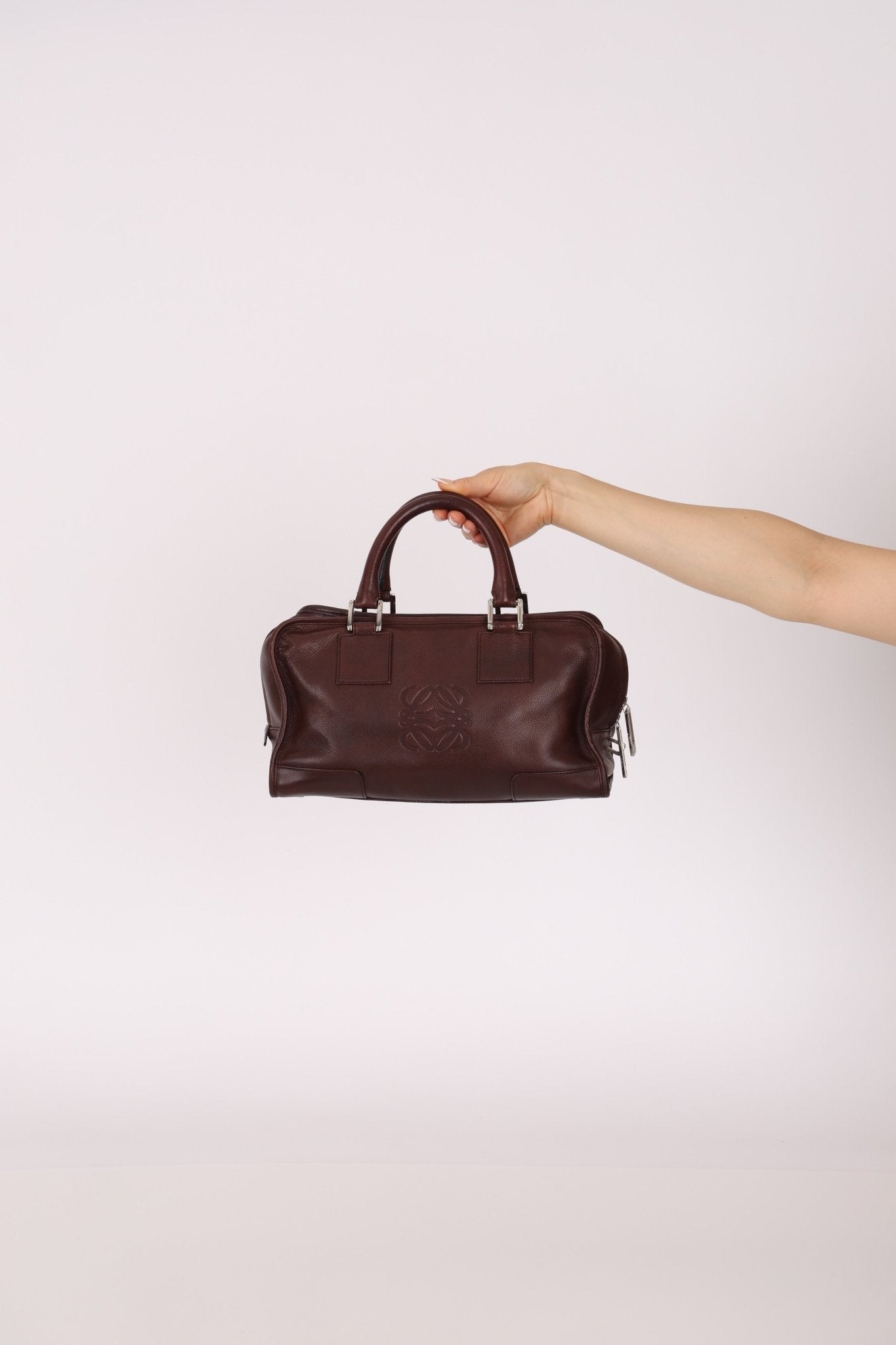 Loewe Brown Leather Amazona 28 - FashioNica
