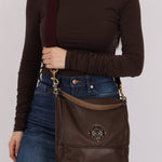 Loewe Brown Maia Anagram Tote Bag w/ Strap - FashioNica