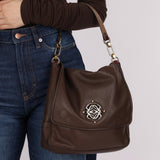 Loewe Brown Maia Anagram Tote Bag w/ Strap - FashioNica