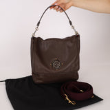 Loewe Brown Maia Anagram Tote Bag w/ Strap - FashioNica