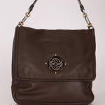 Loewe Brown Maia Anagram Tote Bag w/ Strap - FashioNica