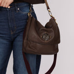 Loewe Brown Maia Anagram Tote Bag w/ Strap - FashioNica