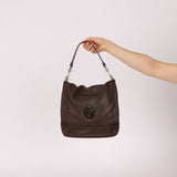 Loewe Brown Maia Anagram Tote Bag w/ Strap - FashioNica