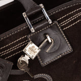 Loewe Brown Suede Contrast Stitch Amazona - FashioNica