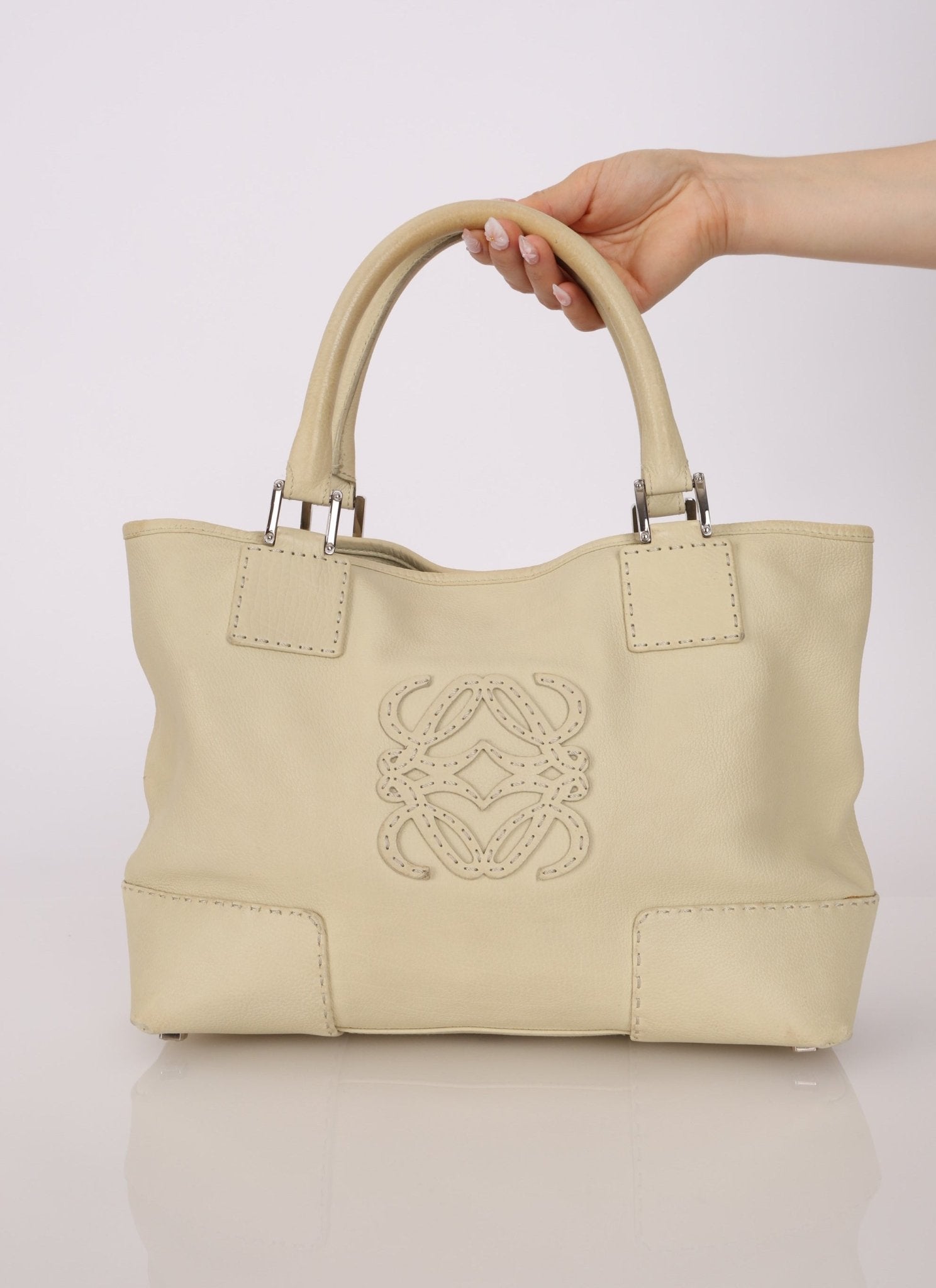 Loewe Butter Yellow Amazona Tote - FashioNica