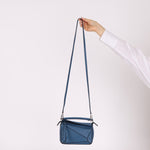 Loewe Calfskin Blueberry Mini Puzzle - FashioNica