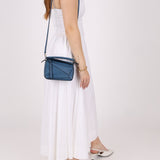 Loewe Calfskin Blueberry Mini Puzzle - FashioNica