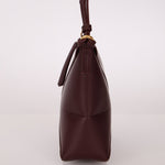 Loewe Calfskin Dark Burgundy Fold Pouch - FashioNica