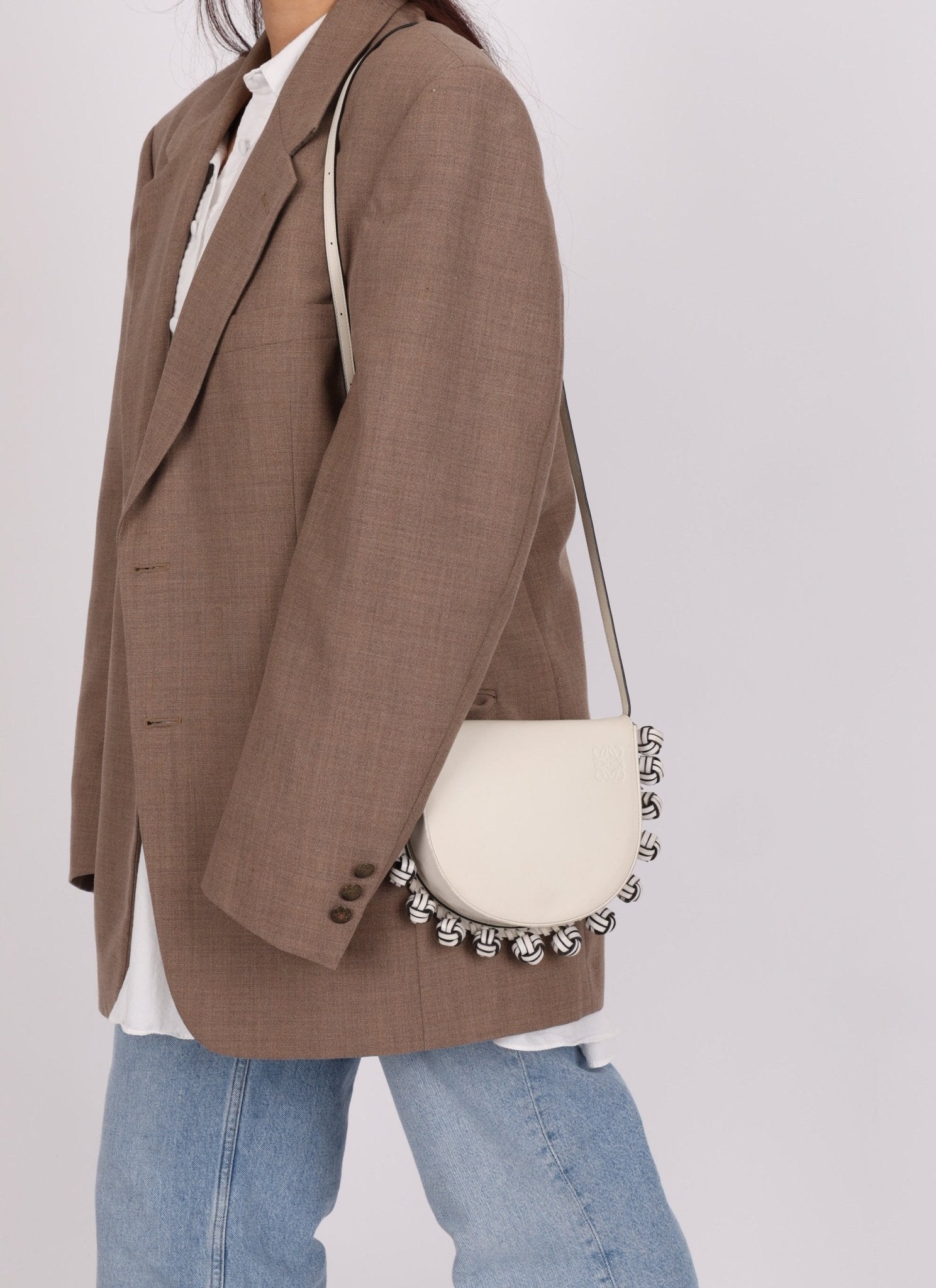 Loewe Calfskin Heel Knots Crossbody - FashioNica
