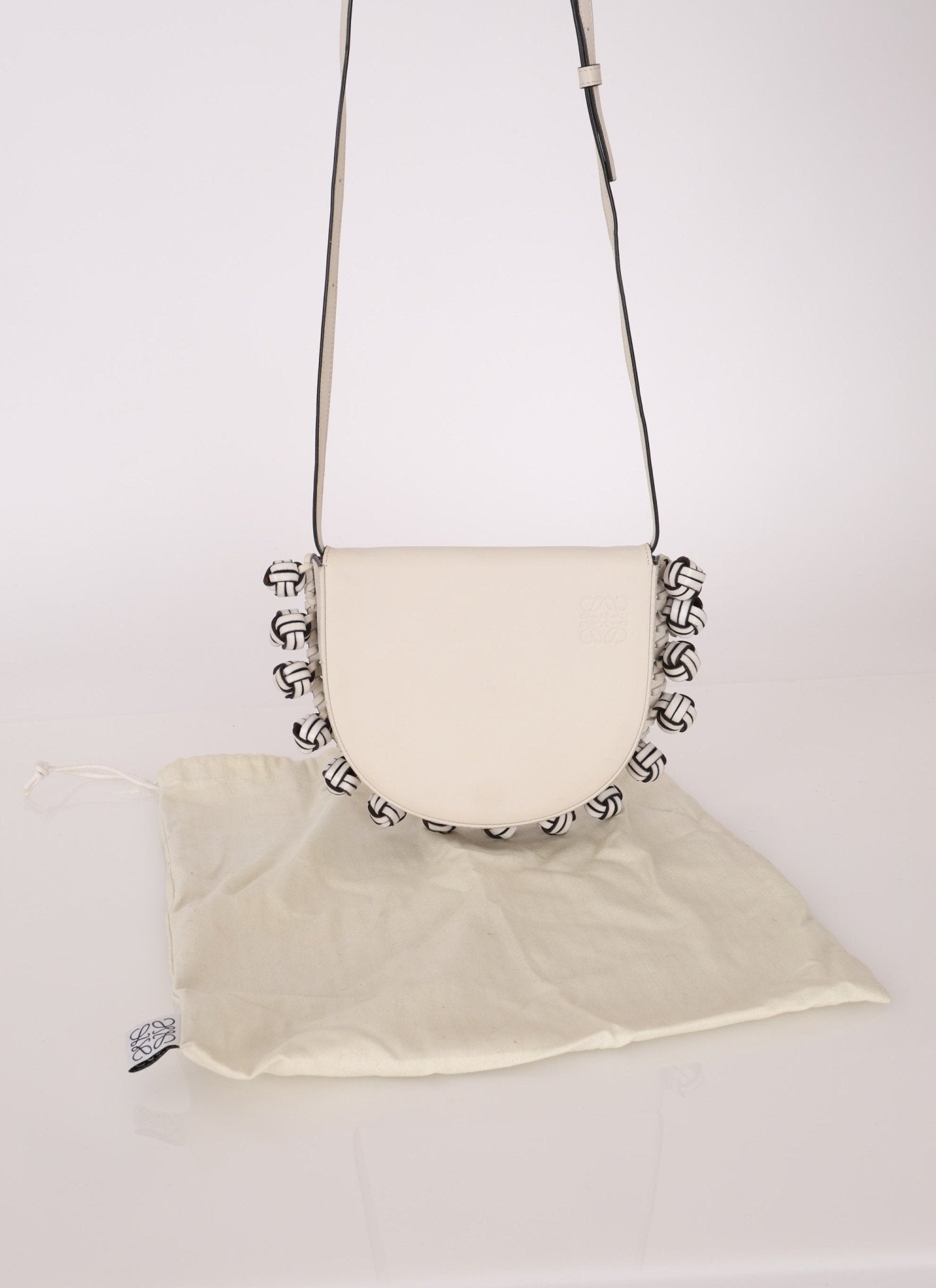 Loewe Calfskin Heel Knots Crossbody - FashioNica