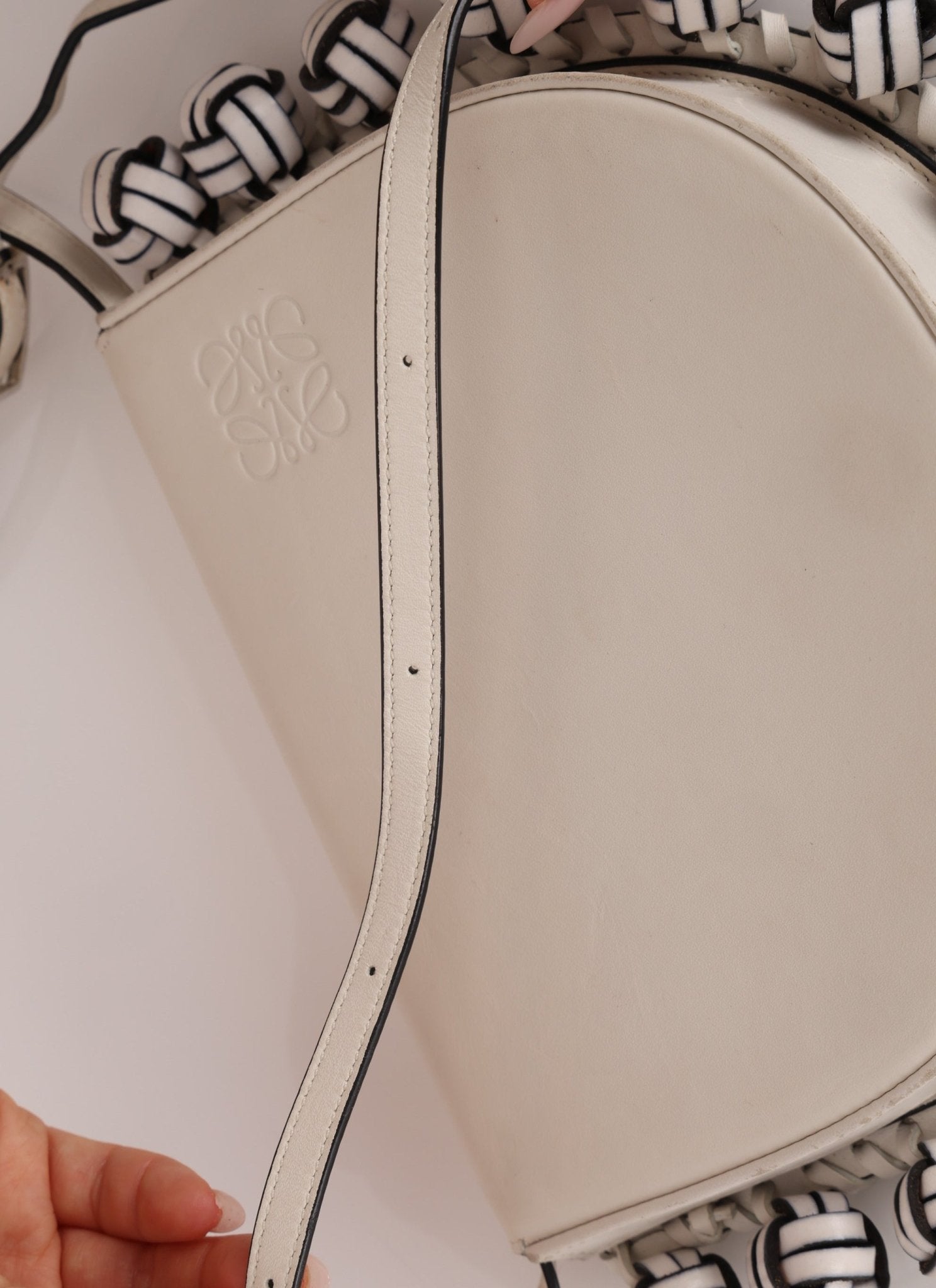 Loewe Calfskin Heel Knots Crossbody - FashioNica