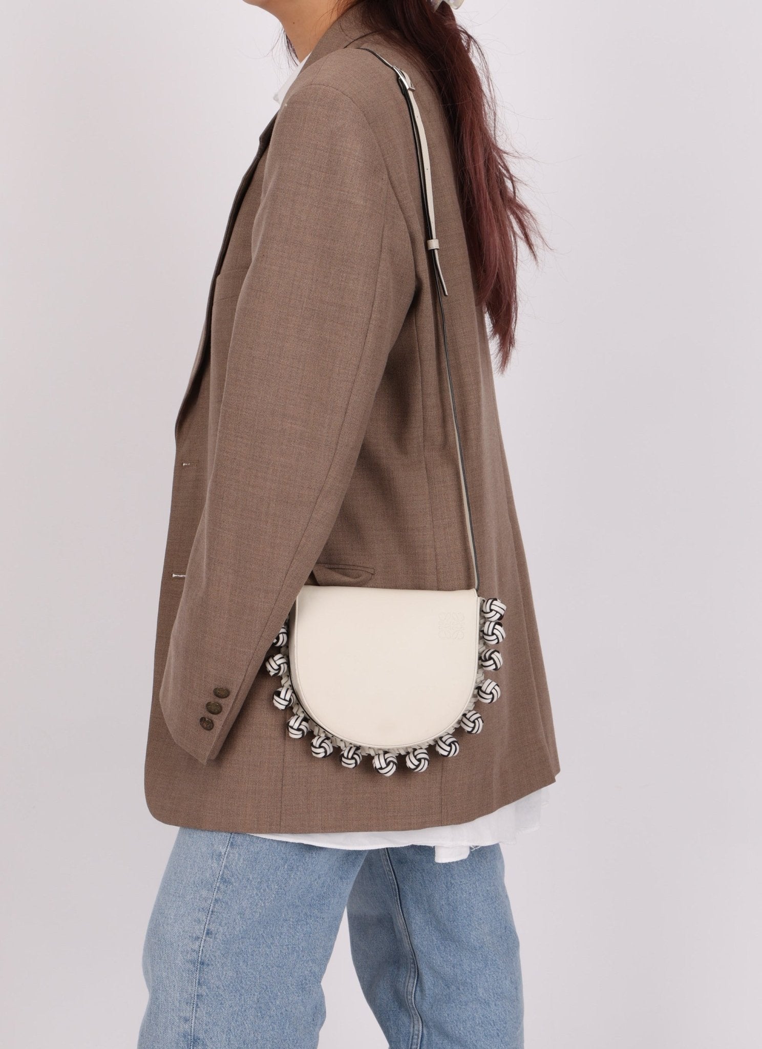 Loewe Calfskin Heel Knots Crossbody - FashioNica