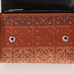 Loewe Calfskin Multicolor Anagram Trifold Wallet - FashioNica