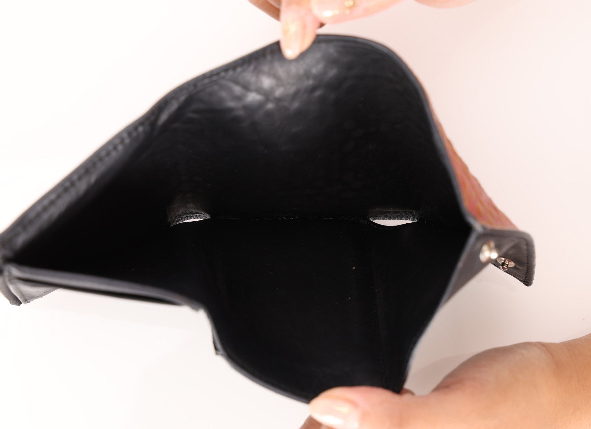 Loewe Calfskin Multicolor Anagram Trifold Wallet - FashioNica