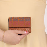 Loewe Calfskin Multicolor Anagram Trifold Wallet - FashioNica