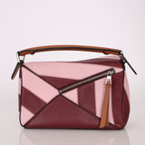 Loewe Calfskin Rugby Striped Small Puzzle - FashioNica