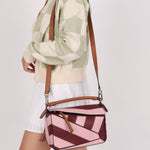Loewe Calfskin Rugby Striped Small Puzzle - FashioNica