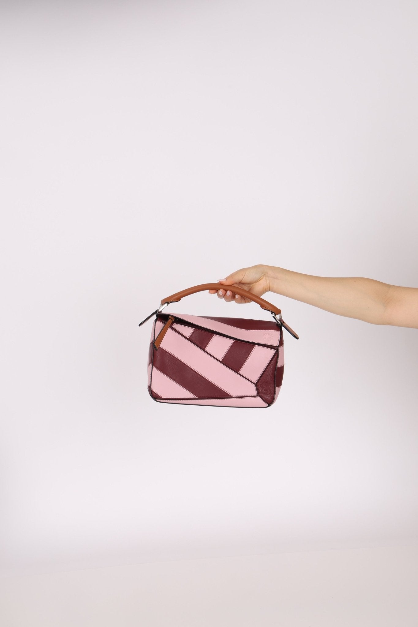 Loewe Calfskin Rugby Striped Small Puzzle - FashioNica