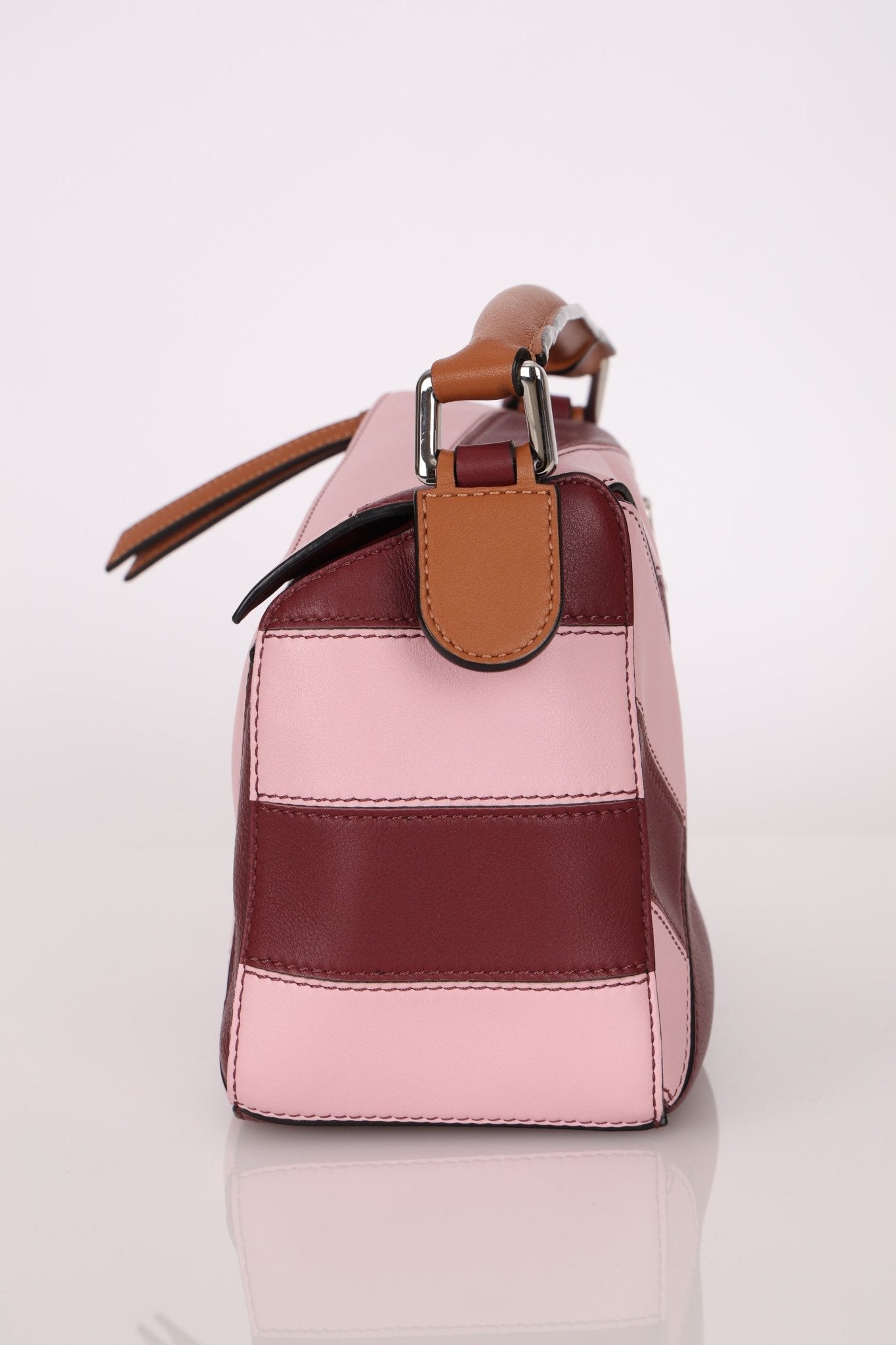 Loewe Calfskin Rugby Striped Small Puzzle - FashioNica