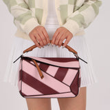 Loewe Calfskin Rugby Striped Small Puzzle - FashioNica