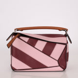 Loewe Calfskin Rugby Striped Small Puzzle - FashioNica