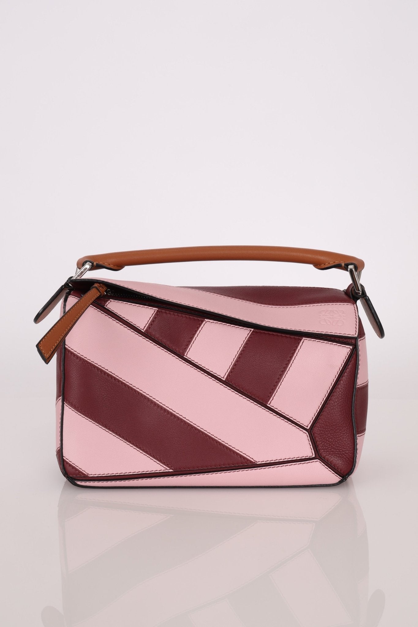 Loewe Calfskin Rugby Striped Small Puzzle - FashioNica