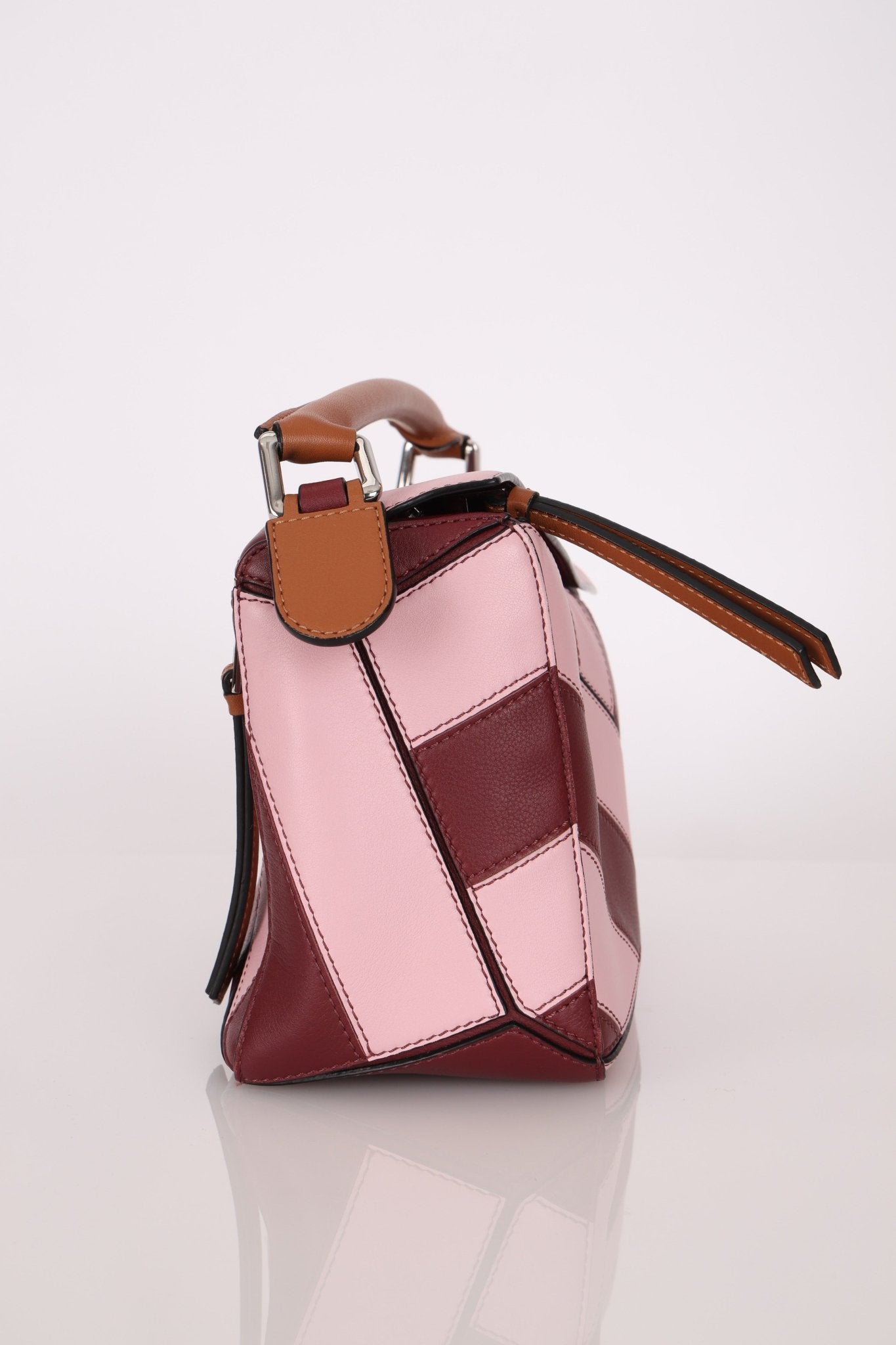 Loewe Calfskin Rugby Striped Small Puzzle - FashioNica